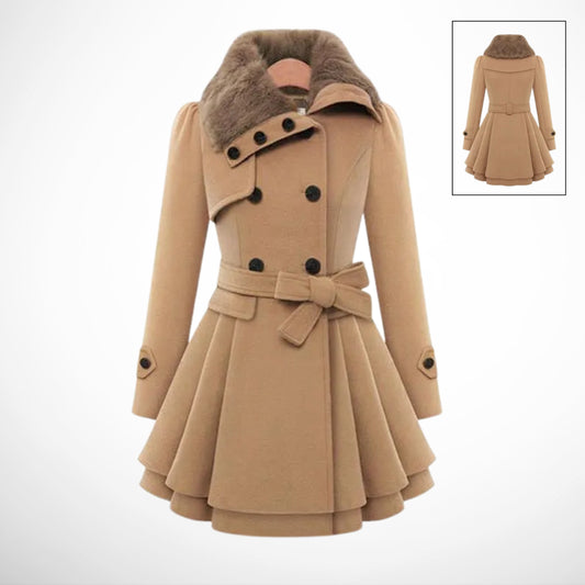 Amelia - Cashmere Sherpa Coat for Women