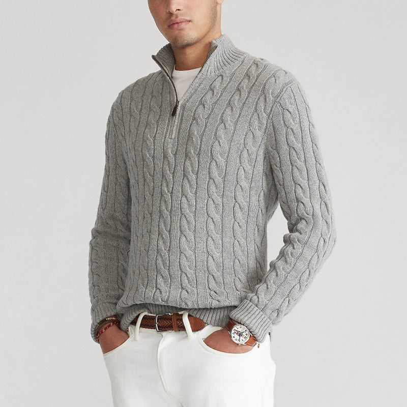 Morino - Knitted Zip Sweater