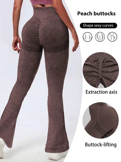 Grace - Seamless Stretch Flare Leggings